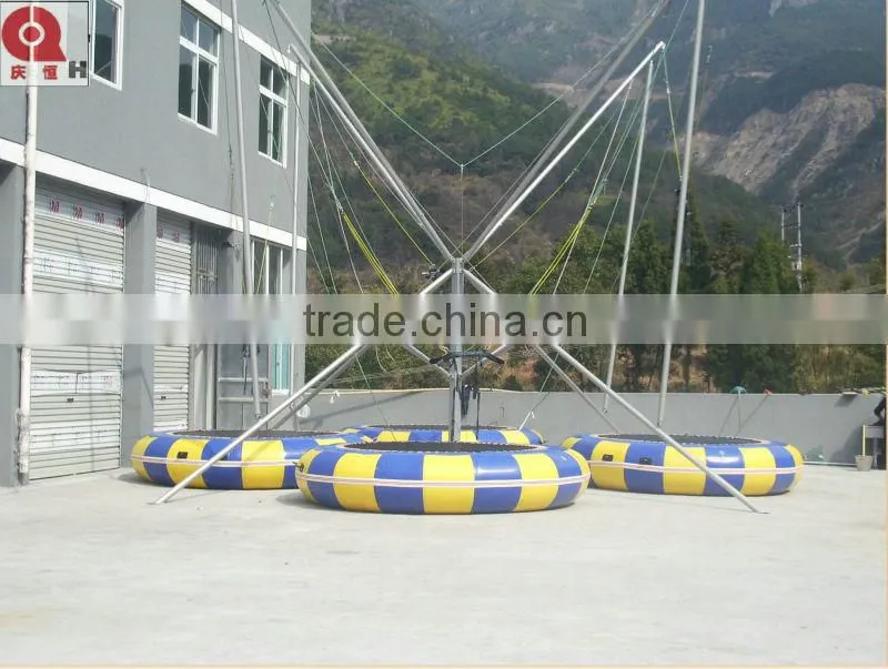 exciting four-in-one inflatable jumper bungee