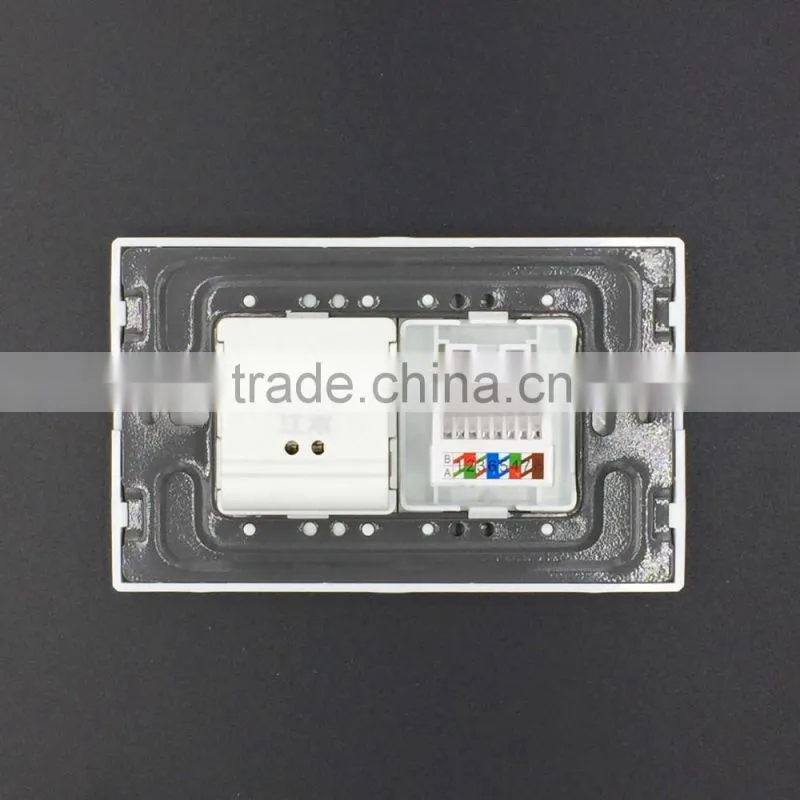 China manufacturer rj45 socket, tel socket