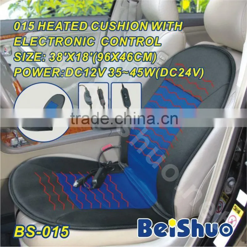 BS-015 car heated seat cushion made in China competitive price car seat cover