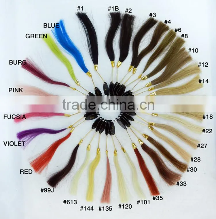 Unprocessed remy virgin peruvian human hair ombre color lace front wig