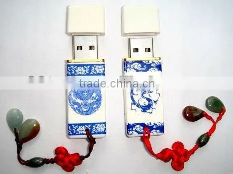 Classical ceramic usb flash drive usb promotional gift items