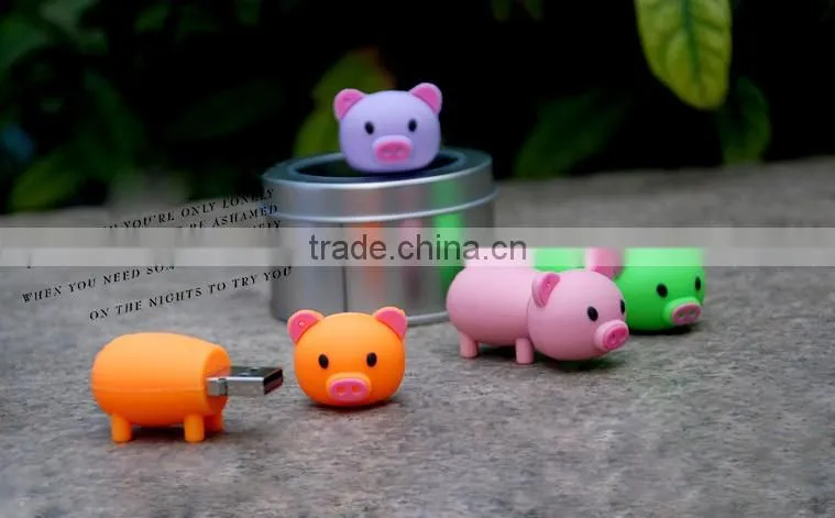 Novelty promotional products cartoon pendrive 2gb