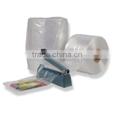 Heat resistant extruded plastic lay flat tubing