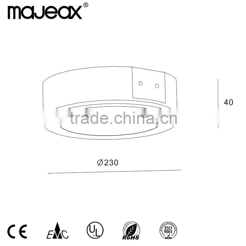 modern ce rohs approval indoor led gypsum plaster recessed ceiling flat