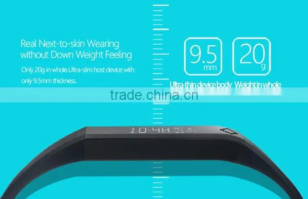 Original Factory Vidonn X6 notifications rollover on free app bluetooth 4.0 ios&android cicret smart bracelet