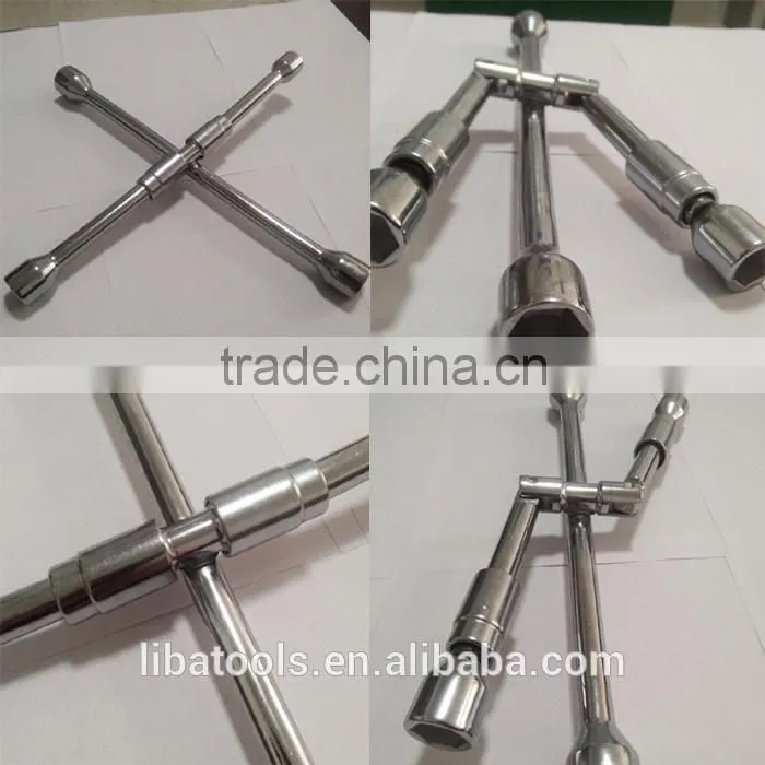 Sales Directly From Factory Carbon Steel Folding Cross Rim Wrench For Cars