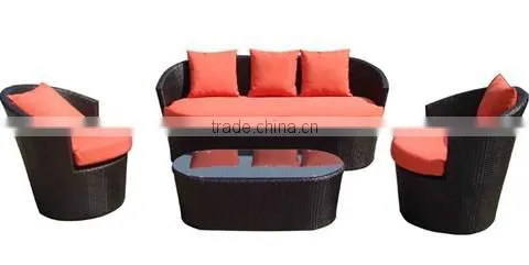 Garden Furniture Sofa Sets For Living Room Wicker India Outdoor PVC Rattan Furniture