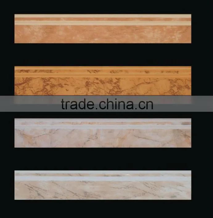 Glazed wall ceramic skirting tile 80X450mm