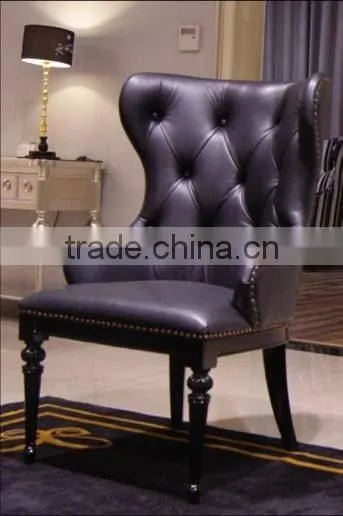 Foshan European design leather armchair office chair with guangzhou