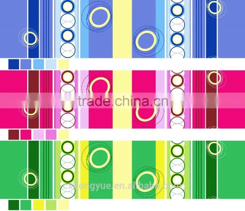 Mirofiber polyester pigment printed fabric for home textile