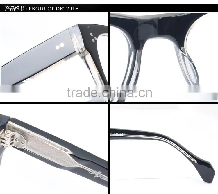 2016 Factory Fashion Eyewear Frame Acetate Optical Frames Italy Eyeglasses Frames