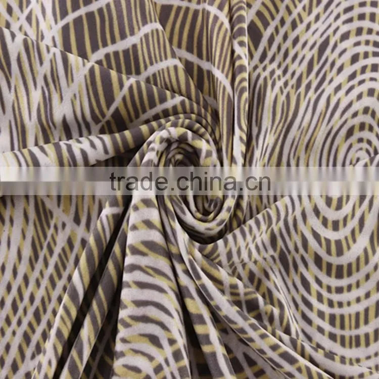 knit digital printed cotton spandex jesrey fabrics for fashion shirts 2016