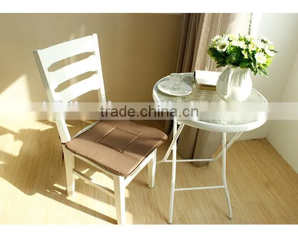 Spring and Autumn Brown Seat Foam Chair Pad Ties Chair Pad