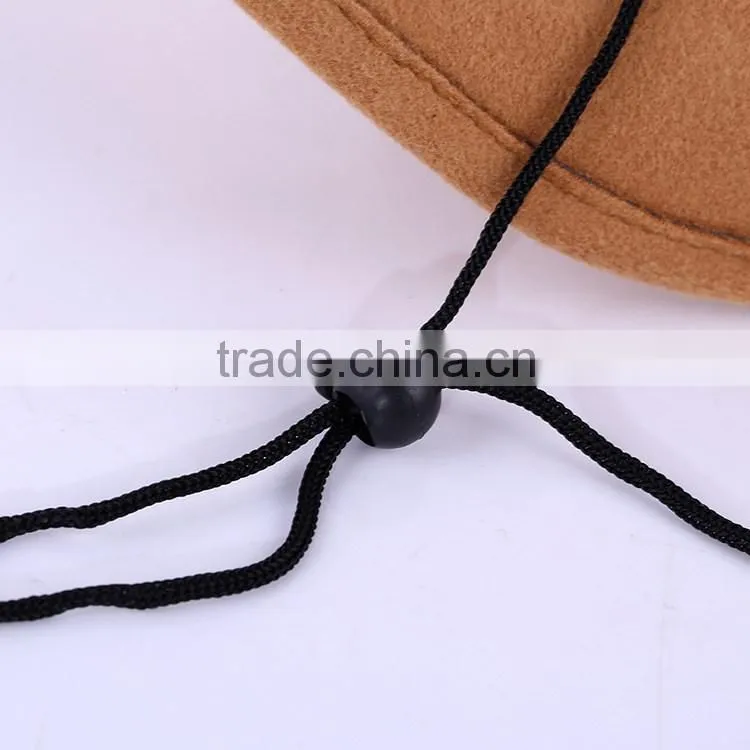 CLFD004C Fashion felt headwear boater Outdoor fedora caps