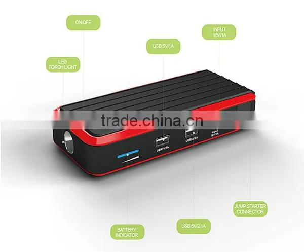sunpow 12v 12000mah double usb and minijump starter power station jump starter