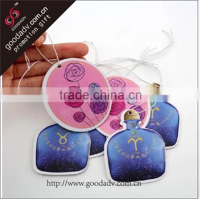 2016 Customized fashion christmas decoration perfume car vent clips air freshener