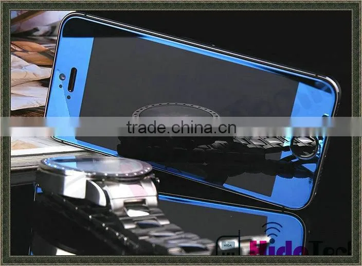 purple color tempered glass screen protector for apple iphone