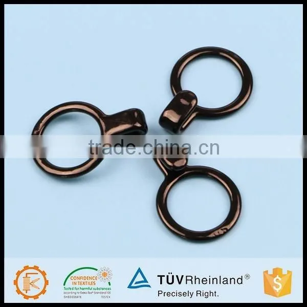 Strong and robust strap nylon coated adjuster women underwear hook and eye