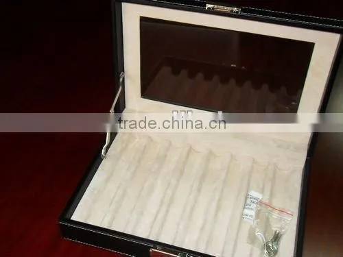 8pens display PU Leather pen box