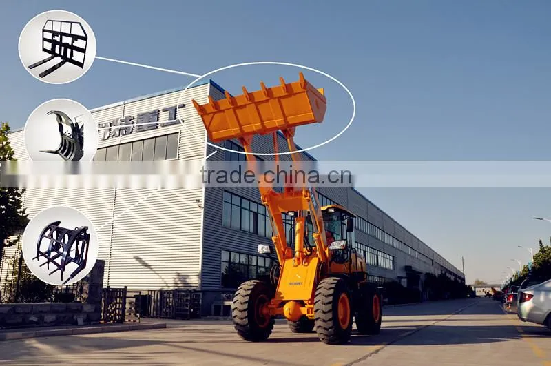 3T articulated chinese wheel loader with right price