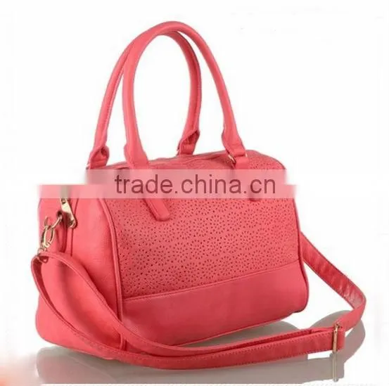Dual use lady fashion leather handbags