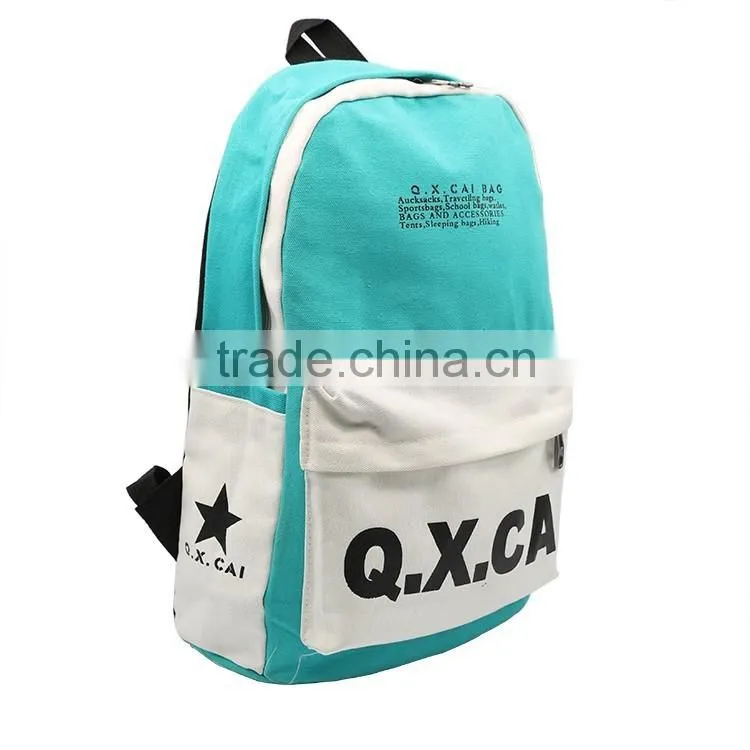 Customized materia fashion backpack bags, school bags for teenagers