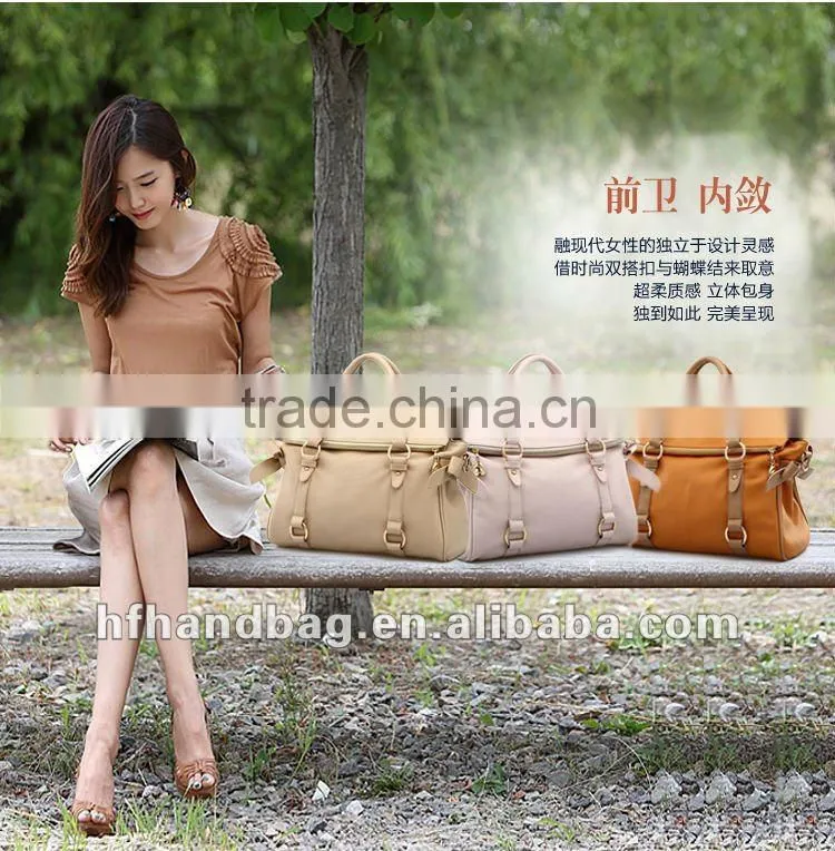 Khaki Classic black fashion trend featured major suit shoulder leather handbag