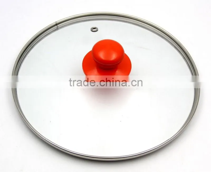 factory directly supplies red knob for round glass lid
