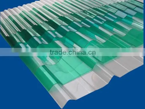 Corrugated Skylight Roof Sheet, FRP Gel CoatSheet,Colored Translucent FRP Roofing Sheets