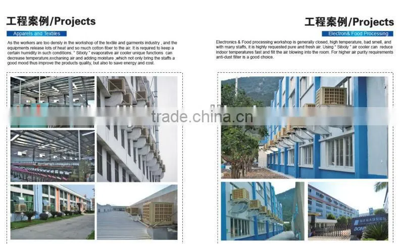 Siboly Industrial Roof Mounted Air Conditioner/Evaporative Air Cooler