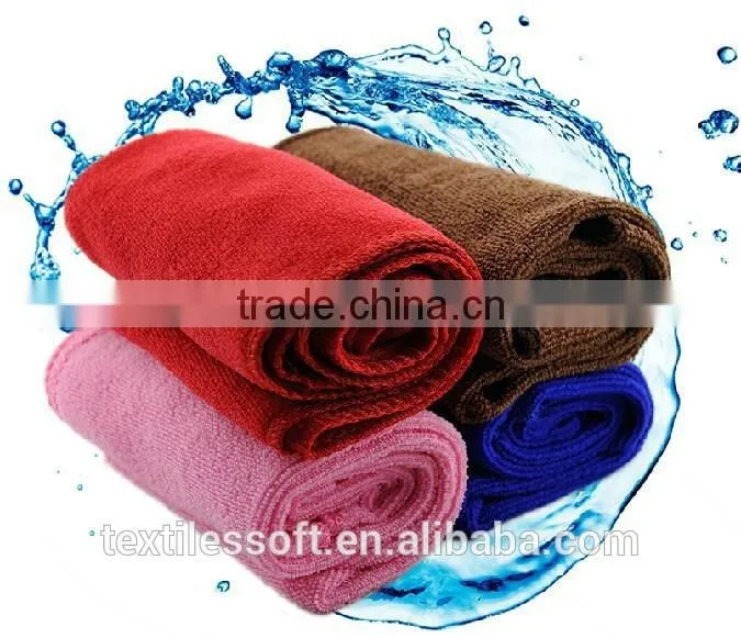 wholesale terry microfiber clean towel 16x16