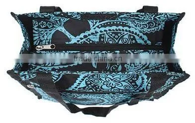 fancy printed fashionable and large capacity tote bag