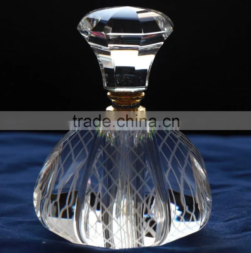 Home Decoration Crystal Glass Sugar Bowl with Lit sugar stock