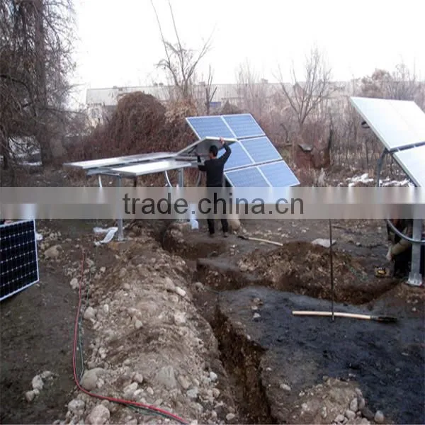 Adjustable solar ground mounting system solar power system ground solar bracket for pv panel structure