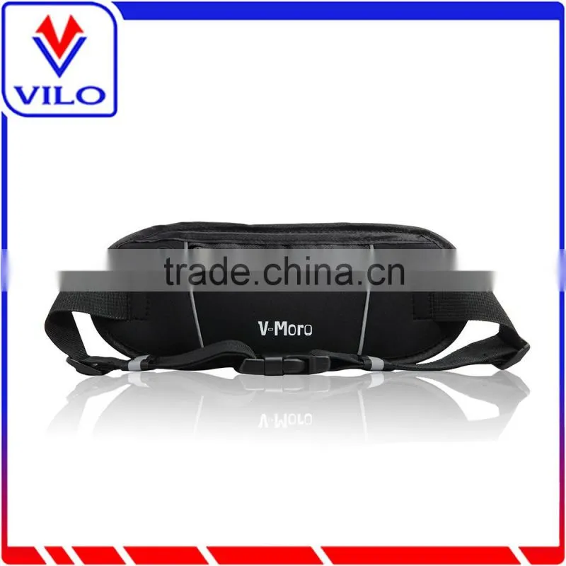 Fashionable running belt with extra pocket and headphone jack