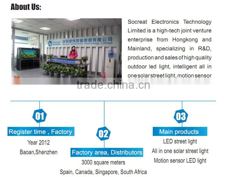 Best Price Quality Guaranteed All in One Integrated Solar Led Street Light Garden Light Country Road Light