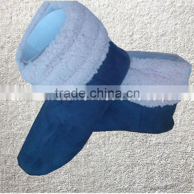 New Mens Microsuede Snugg Furry Slippers mens Ankle Boots