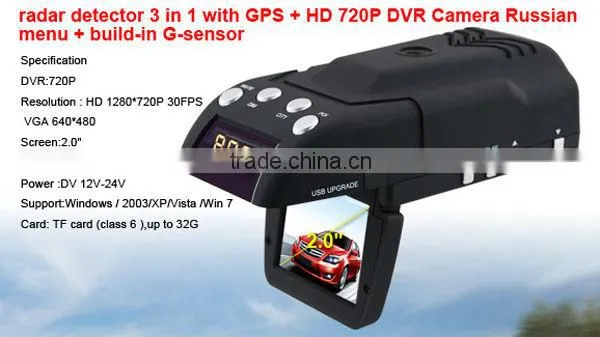 Promotion Hot sale 2.0" ST Radar GPS mini car dvr reaview mirror