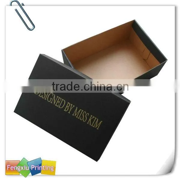 Corrugated Custom Made Shoe Box