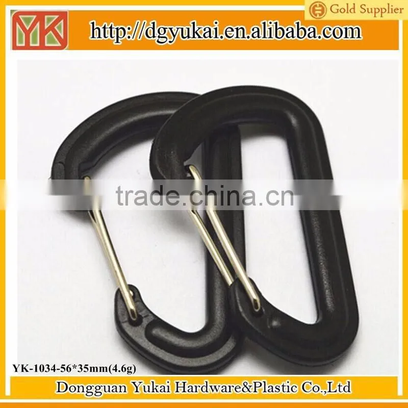 Yukai Not for climing plastic D carabiner clips