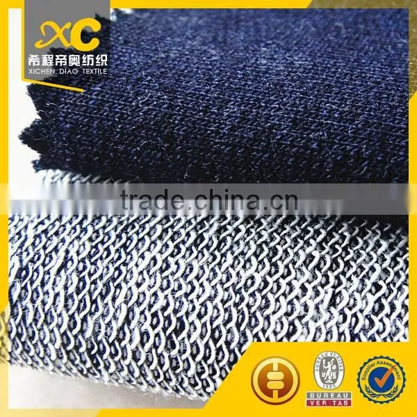 350gsm terry cotton jeans knitted rolls of denim fabric