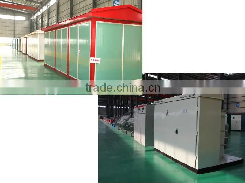 250kva three phase 10kv Pre-installed Type Substation American Type Substation transformer