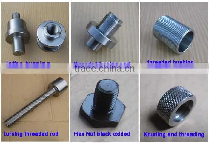 OEM precision component machined lathe components metal working