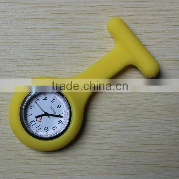 High Quality Silicone Nurse Watch With A Pin
