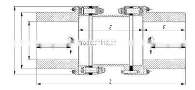 TAF High torque double disc coupling