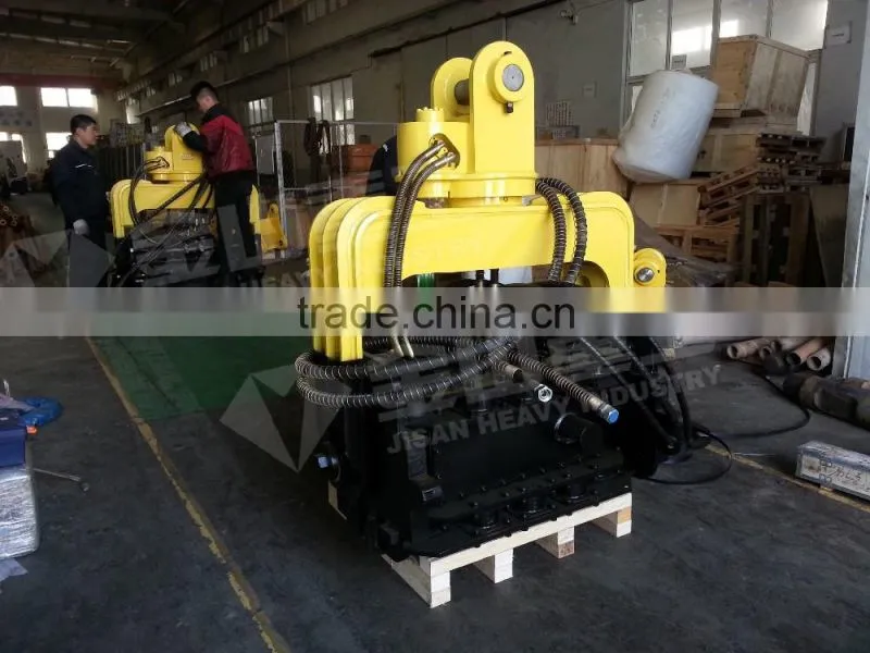 Excavator Mounted hydraulic piling hammer for 20ton excavator