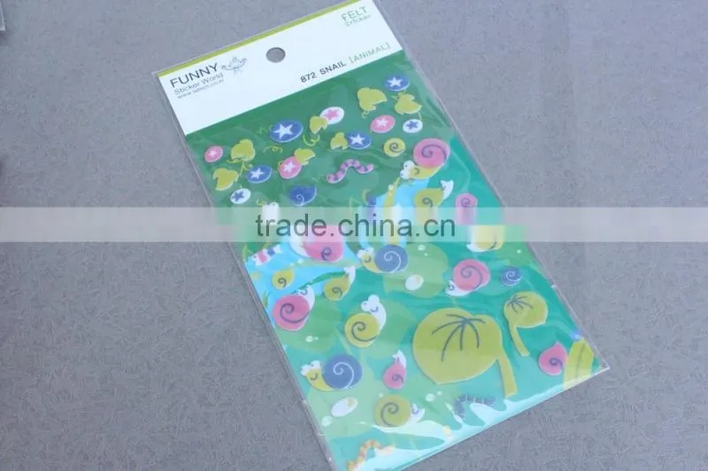 Alphabet felt sticker