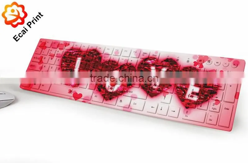 Hot sale printable custom made printing keyboard and mouse