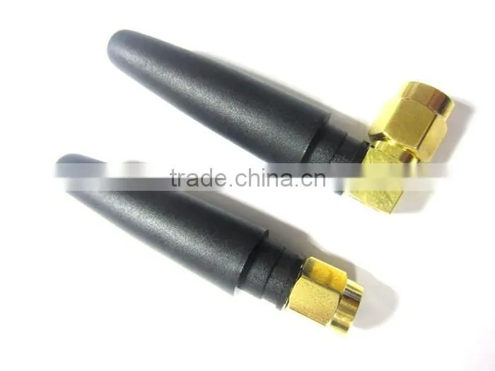 Rubber duck wimax internal antenna 2.4g with 3dbi sma connector
