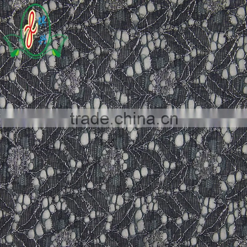 nylon/polyester women dress fabric lace wholesale